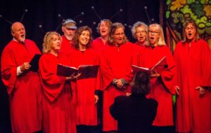  the "Red Fire Ant Choir" providing musical highlights