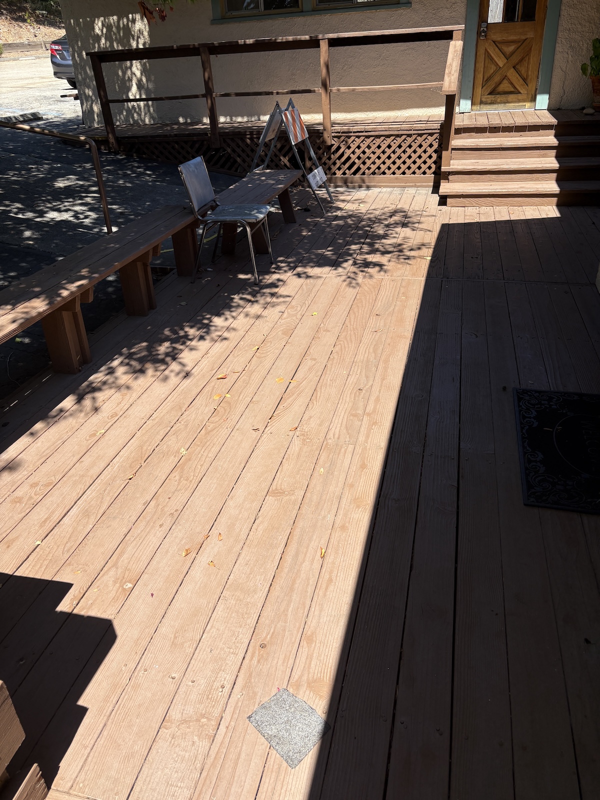 deck at subud santa cruz in disrepair